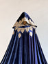 Gold lace halloween cape